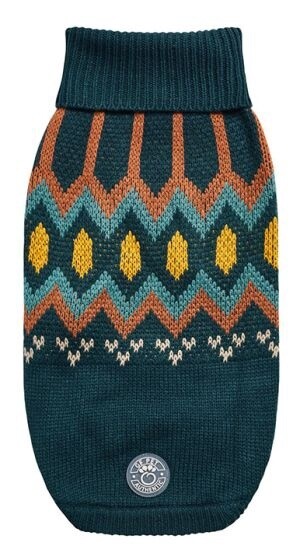 GF PET Heritage Sweater in Teal, Size: 2XL