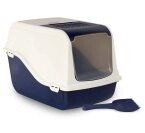 Bergamo Litter Pan  Box Ariel (Assorted Colors Available), Color: Night Blue