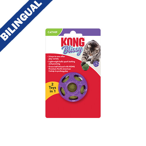 Kong® Blissy™ Moon Ball with Paw Print Catnip Ball Cat Toy