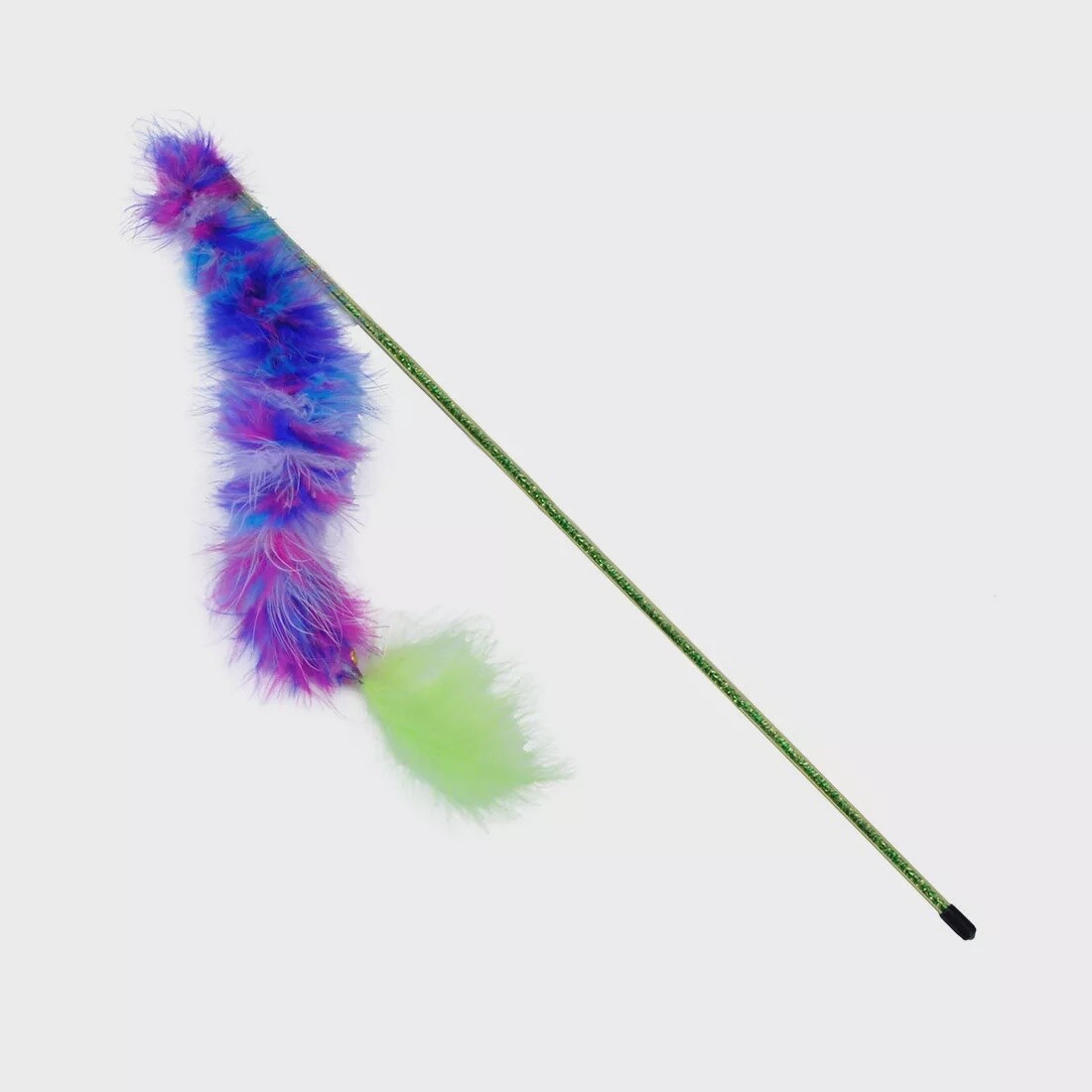 TURBO Feather Tail Teaser Cat Wand 19&quot;