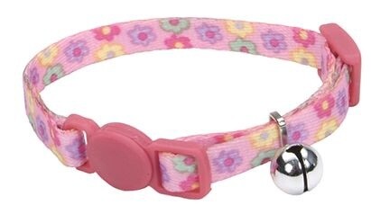 Li&#39;L Pals Adjustable Breakaway Kitten Collar Daisy Multicolour Cat  Collar