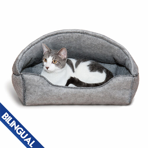 K&amp;H Pet Products™ Amazin&#39; Hooded Lounger™ Grey