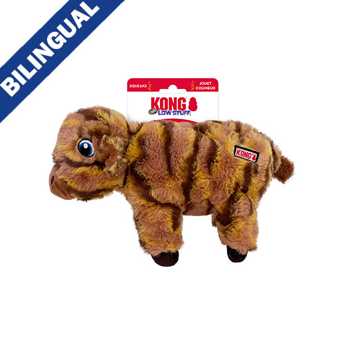 Kong® Low Stuff Stripes Cow Medium Dog Toy