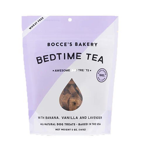 Bocce&#39;s Bakery Bedtime Tea with Banana, Vanilla and Lavender Dog Treats