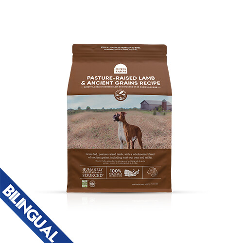 Open Farm® Pasture-Raised Lamb &amp; Ancient Grains Dry Dog Food, Kilograms: 1.81