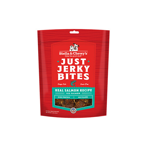 Stella &amp; Chewy&#39;s® Just Jerky Bites Real Salmon Recipe Dog Treat