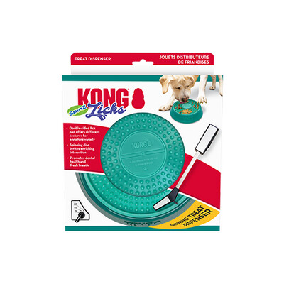 Kong® Licks Spinz  for Dogs ( Mulitple Sizes Available )