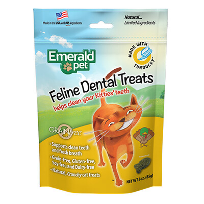 Emerald Pet Products® Smart N&#39; Tasty Turducky Feline Dental Treats