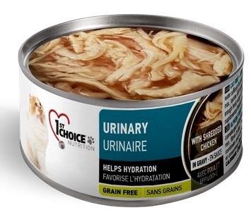 1st Choice Adult Urinary Health Shredded Chicken Wet Cat Food