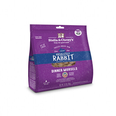 Stella &amp; Chewy&#39;s® Absolutely Rabbit Freeze-Dried Raw Dinner Morsels Cat Food