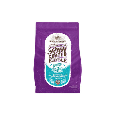 Stella &amp; Chewy&#39;s® Wild-Caught Salmon Recipe Raw Coated Kibble Dry Cat Food