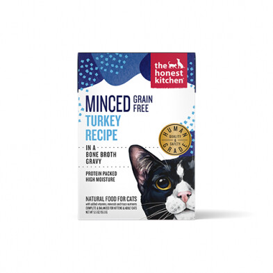 The Honest Kitchen® Minced Grain Free Turkey Recipe in A Bone Broth Gravy Wet Cat Food