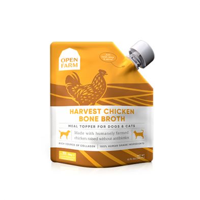 Open Farm® Harvest Chicken Bone Broth for Dogs &amp; Cats