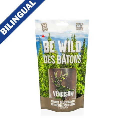 This &amp; That® Be Wild™ Sticks Venison Crunchy Dog Treat