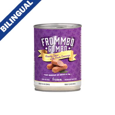 Fromm® Frommbo™ Gumbo Hearty Stew with Pork Sausage Wet Dog Food, Grams: 354