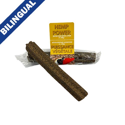 LIVSTRONG Hemp Power Superfood 6&quot; Dental Chew Dog Treat