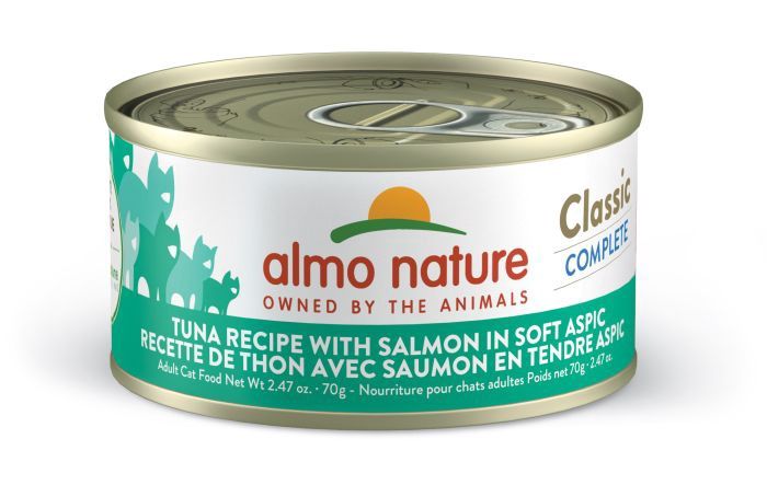 Almo Classic Complete Cat Food - Tuna Recipe With Salmon In Soft Aspic, Grams: 70