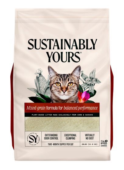 Sustainably Yours Natural Biodegradable Multi Cat Cat Litter, Kilograms: 5.9