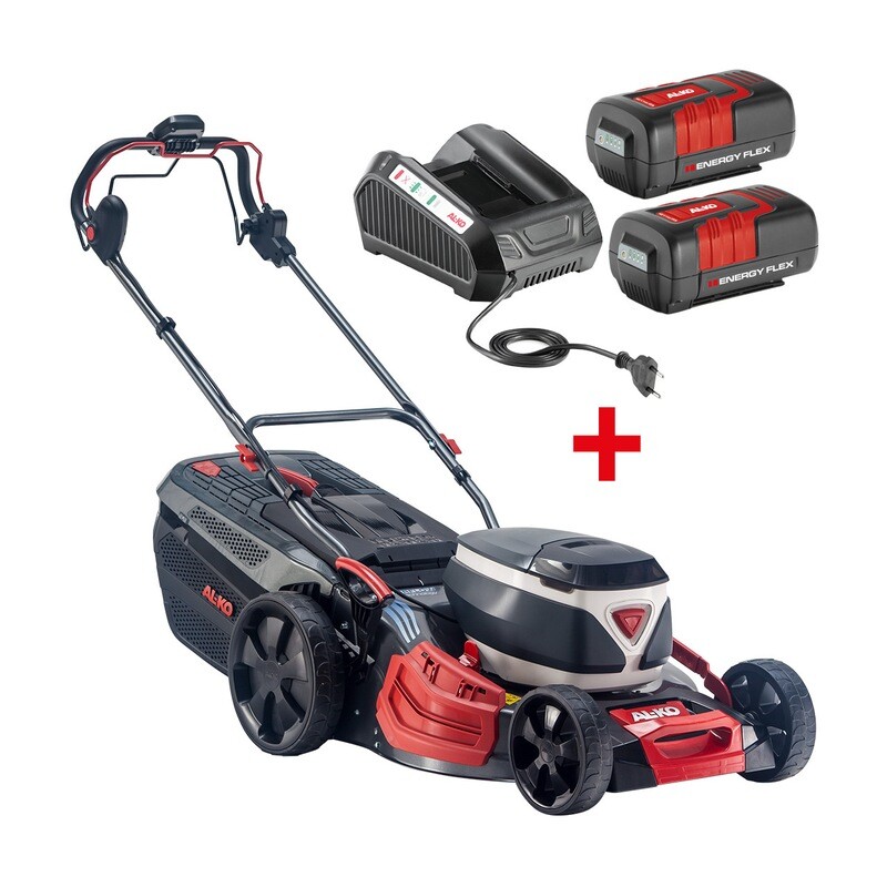 Akumulatora zāles pļāvējs AL-KO ENERGY FLEX 512 Li VS-W (komplektā 2 akumulatori)