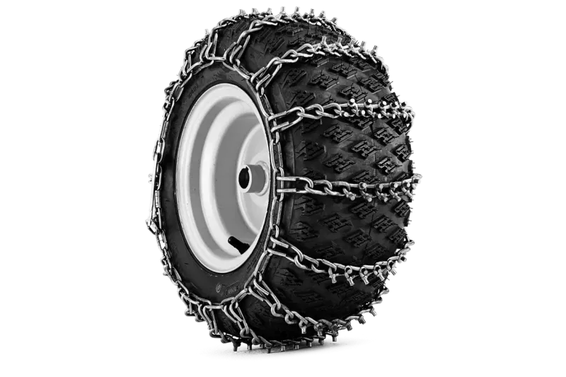 Sniega ķēdes 20x10-8" HUSQVARNA dārza traktoriem, ar radzēm (1 pāris)