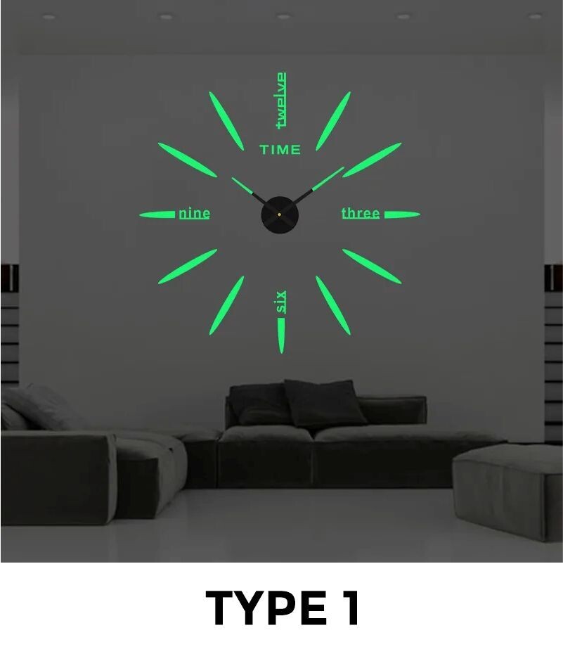 DIY Luminous Wall Clock