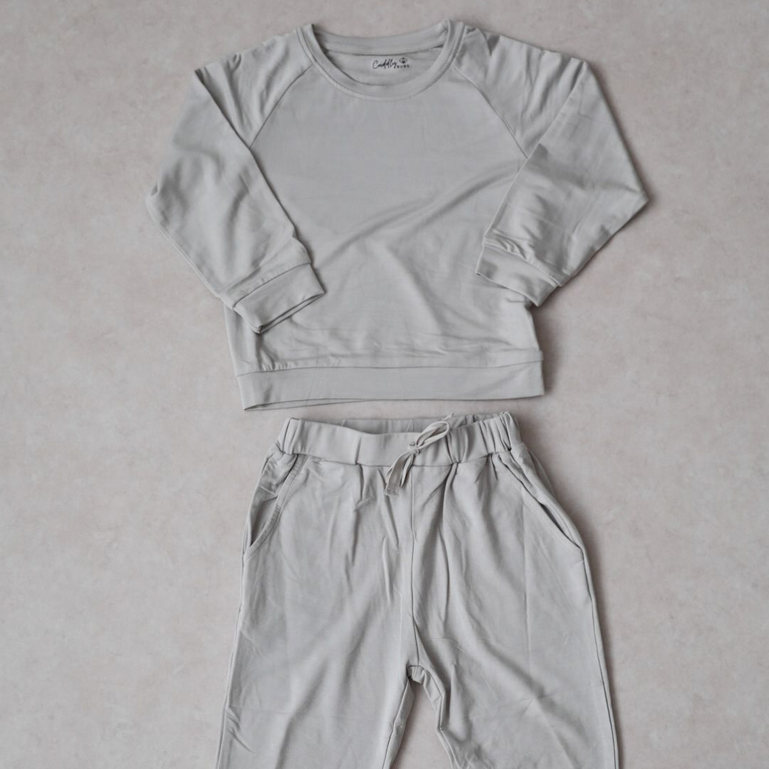 Tracksuit Set in Light Grey *Size 4 only