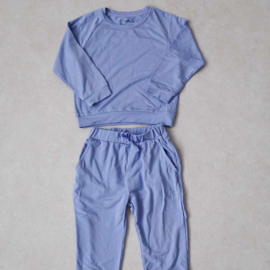 Tracksuit Set in Violet Blue *Size 4 Only