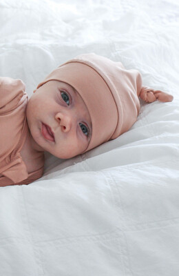 Cuddly Cap in Dusty Rose