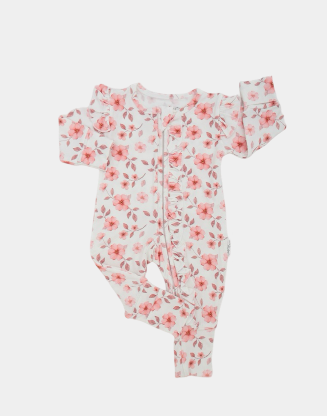 Cuddly Suit Frill in Blooms