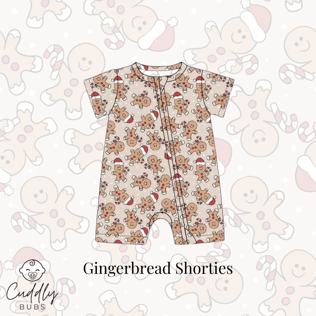 Cuddly Suit Shortie in Gingerbread