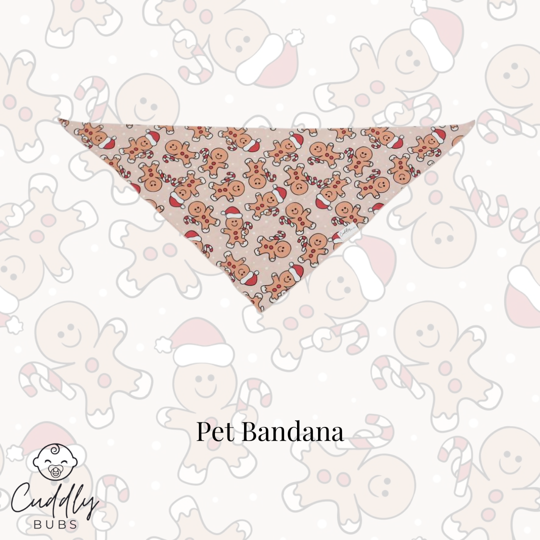 Pet Bandana in Gingerbread
