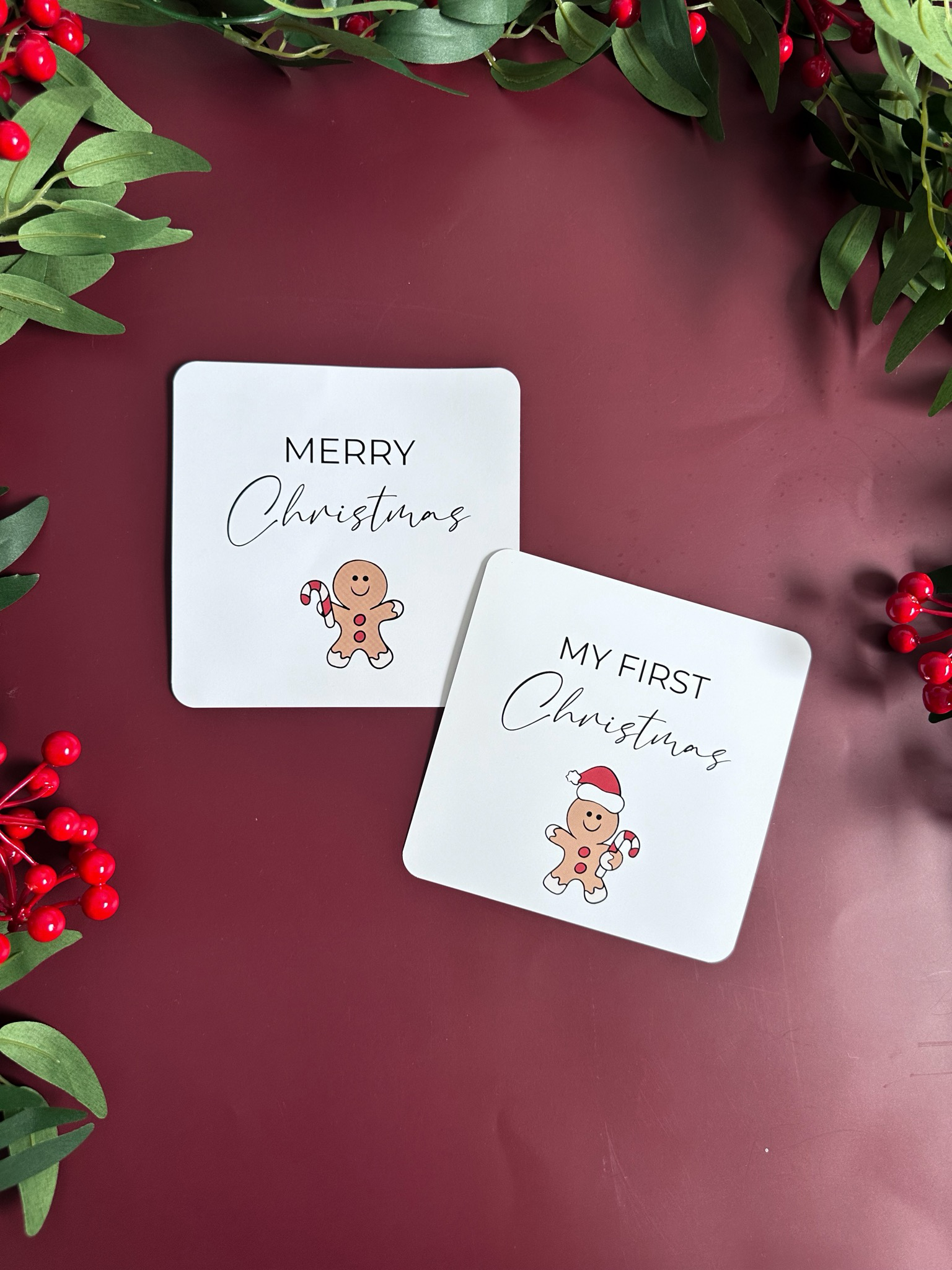 Christmas Card in Gingerbread