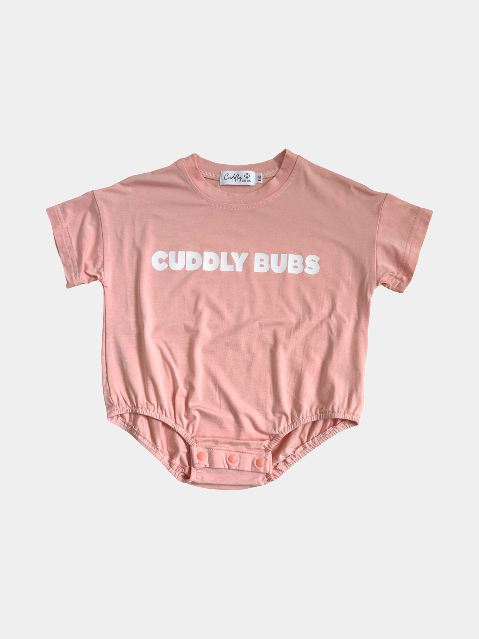 Bubble Romper in Coral