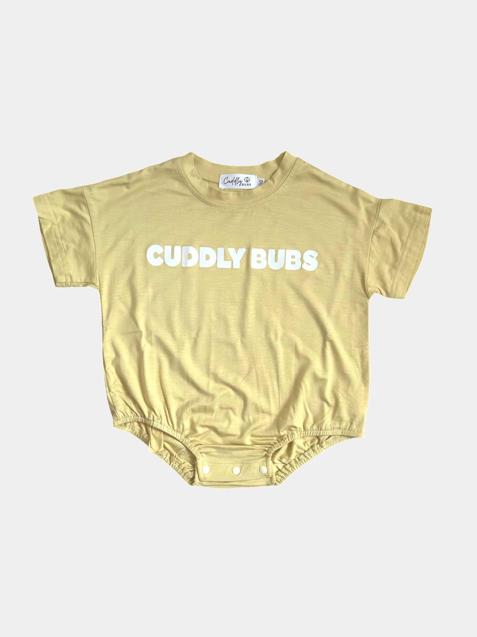 Bubble Romper in Yellow