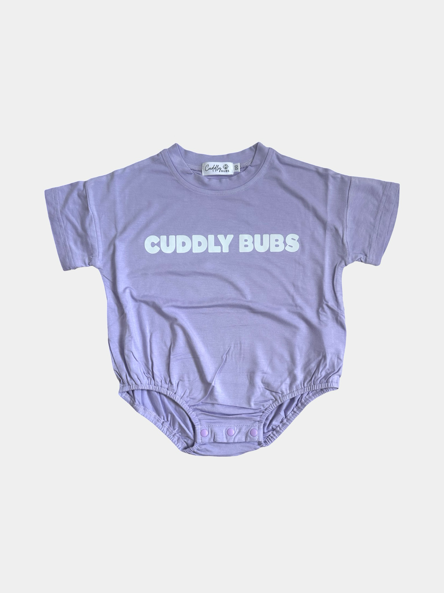 Bubble Romper in Purple
