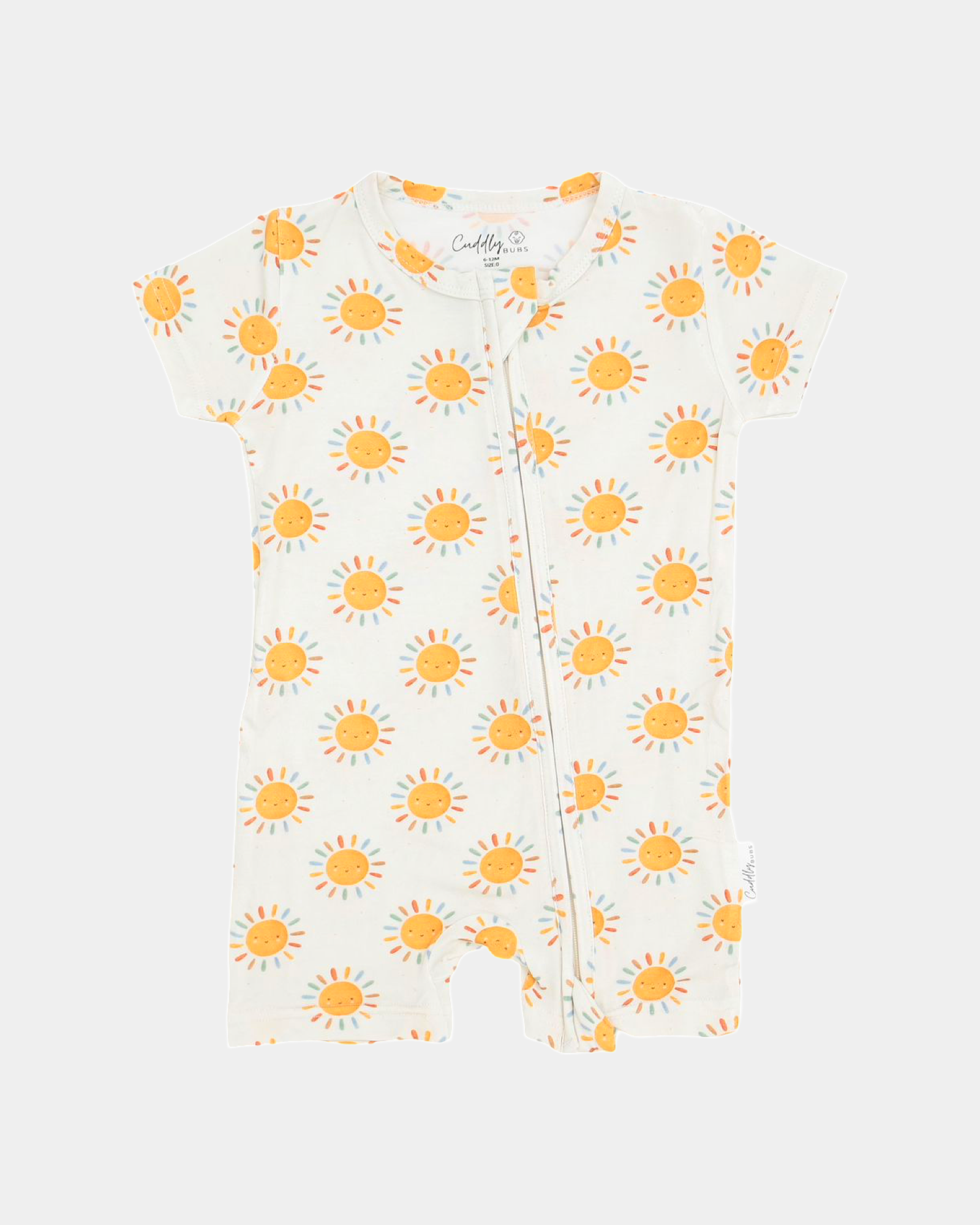 Shortie Cuddly Suit in Neutral Suns