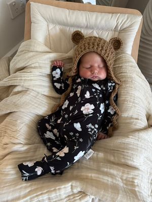 Cuddly Suit in Midnight Floral