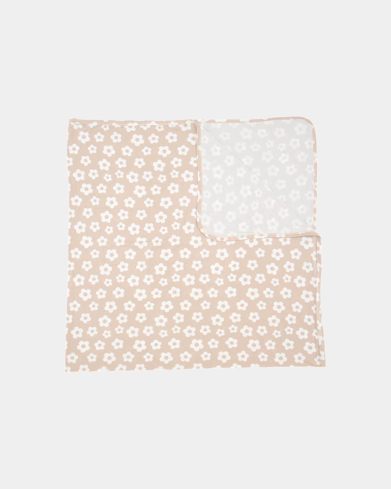 Swaddle in Beige Flowers
