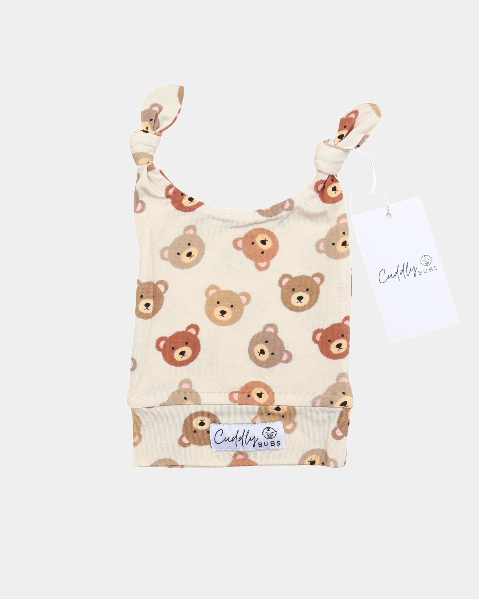 Cuddly Double Knot Cap in Bears