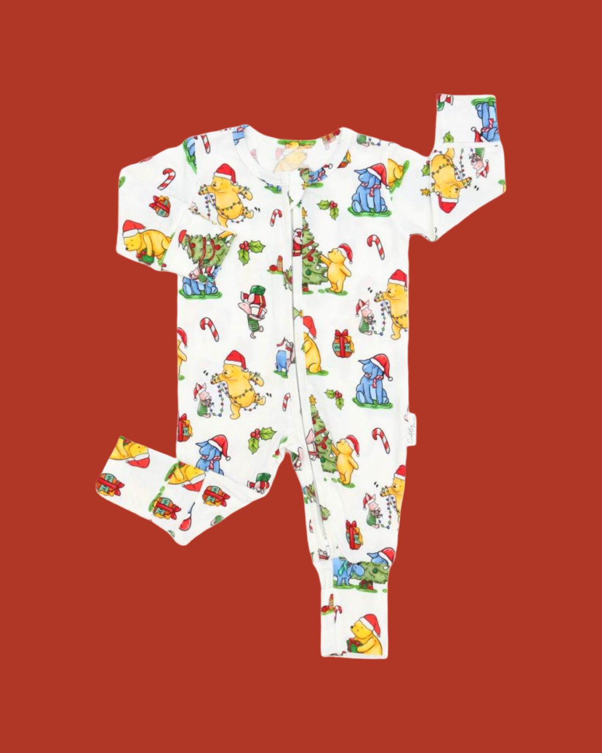 Cuddly Suit in Pooh & Friends CHRISTMAS *PRE ORDER ITEM*