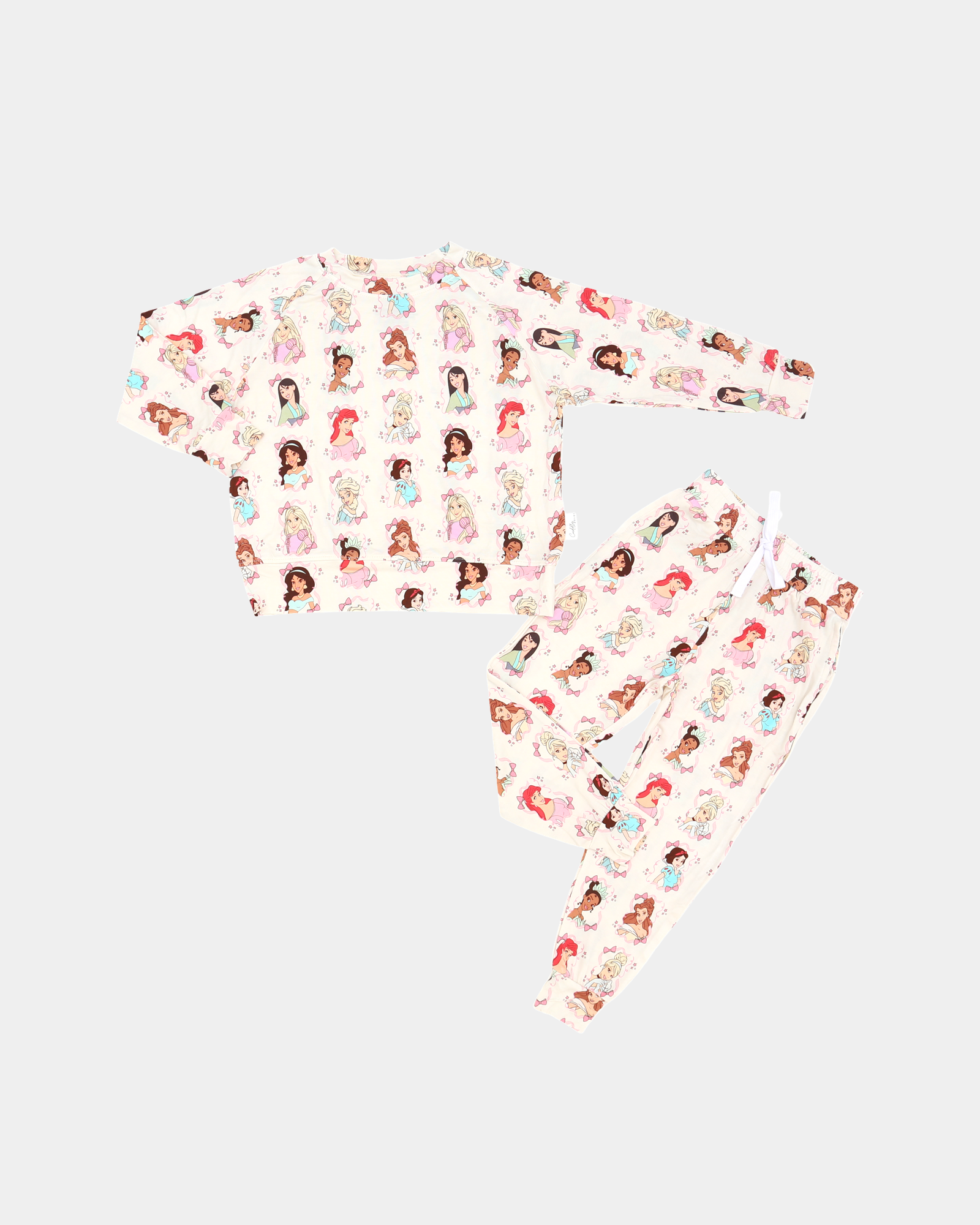 Kids Pj Set in Pretty Princesses - Long Sleeve