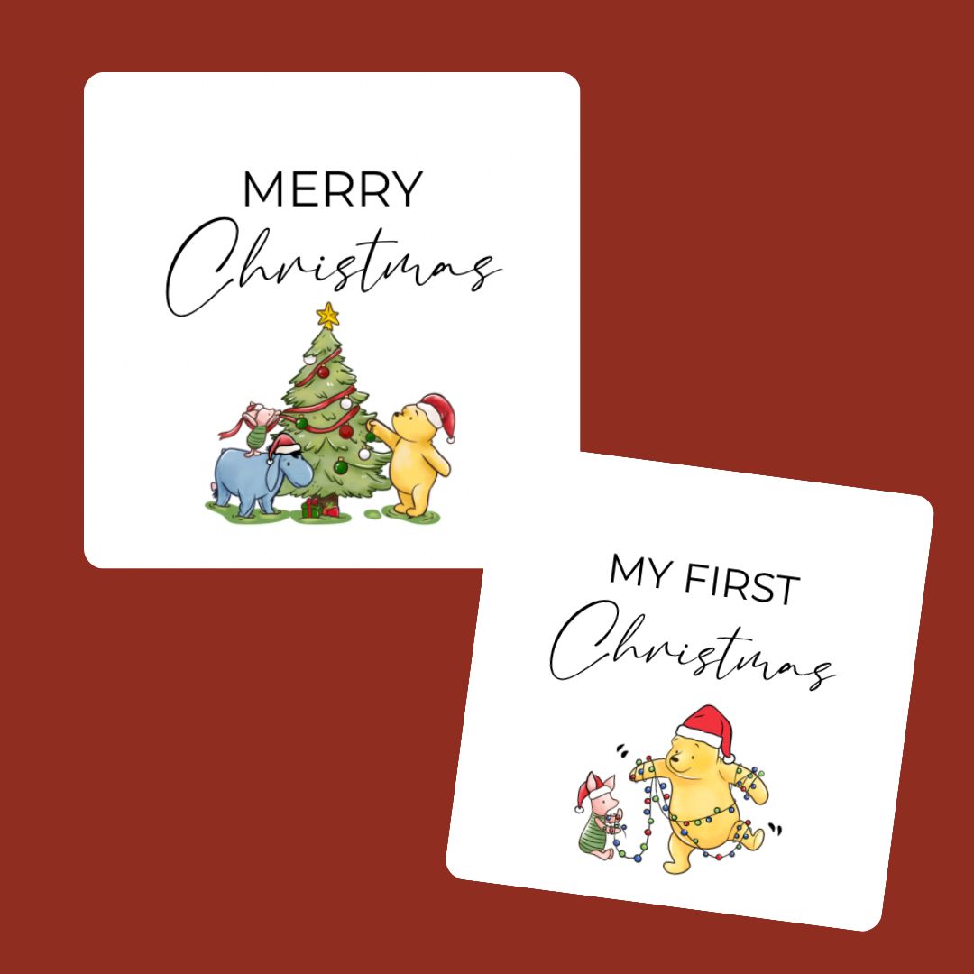 Christmas Card in Pooh & Friends CHRISTMAS * PRE ORDER ITEM *