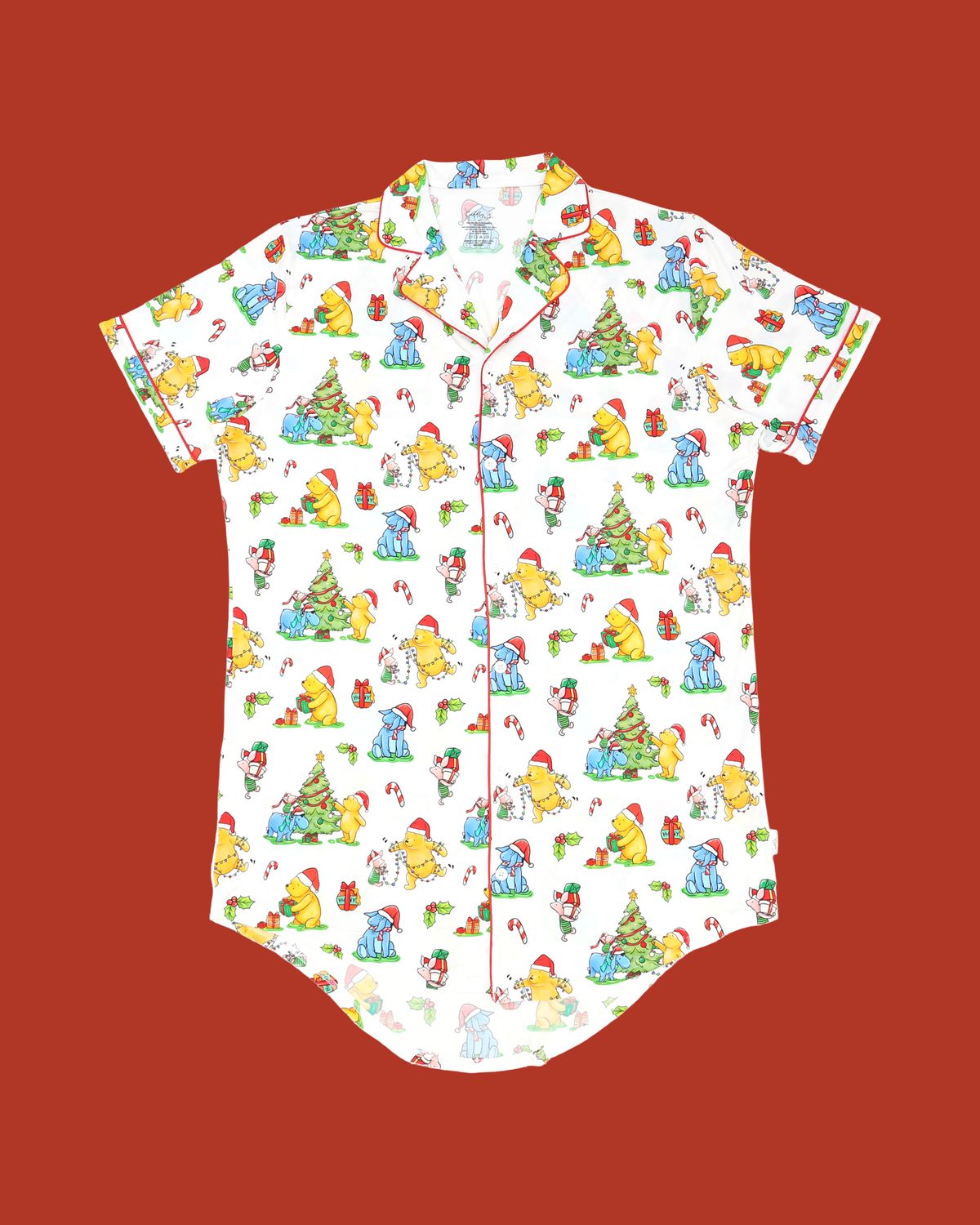 Adult Women’s Nighty in Pooh & Friends CHRISTMAS * PRE ORDER ITEM *
