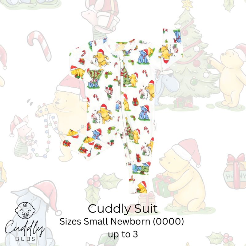 Cuddly Suit in Pooh & Friends CHRISTMAS Cuddly Suit in Pooh & Friends CHRISTMAS