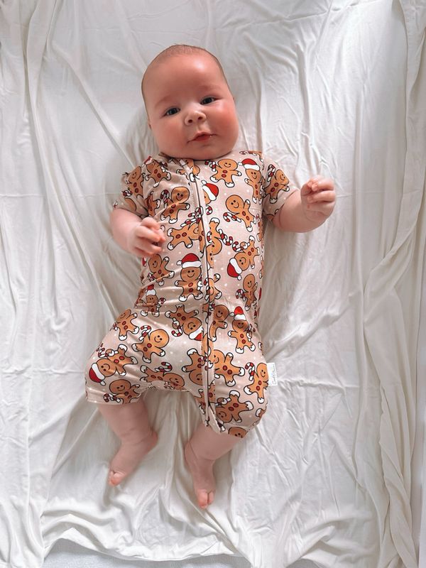 Cuddly Suit Shortie in Gingerbread