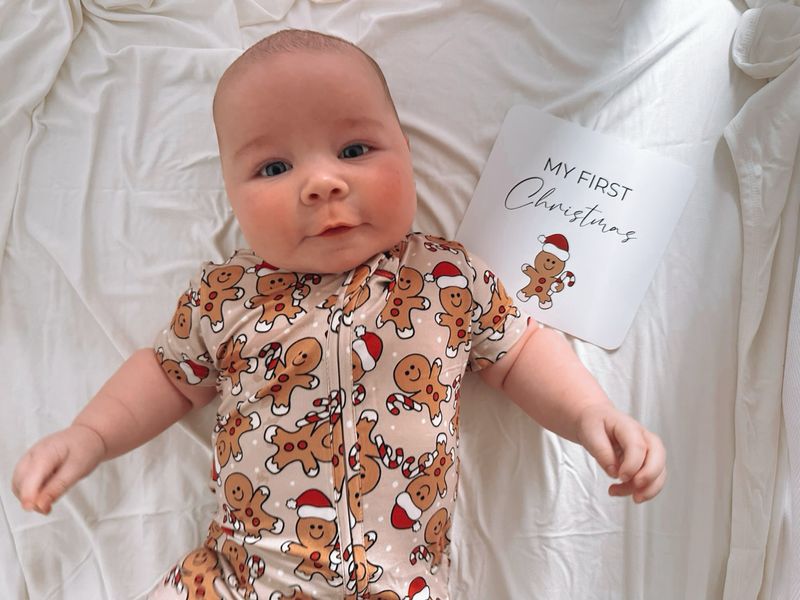 Christmas Card in Gingerbread