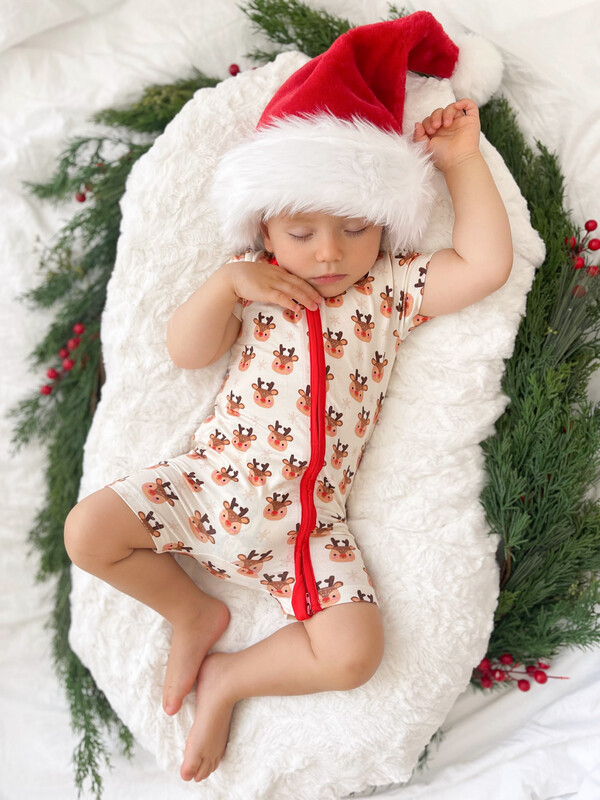 Cuddly Suit Shortie in Rudolph Cuddly Suit Shortie in Rudolph