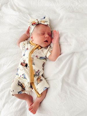 Shortie Cuddly Suit in Pooh & Friends Shortie Cuddly Suit in Pooh & Friends