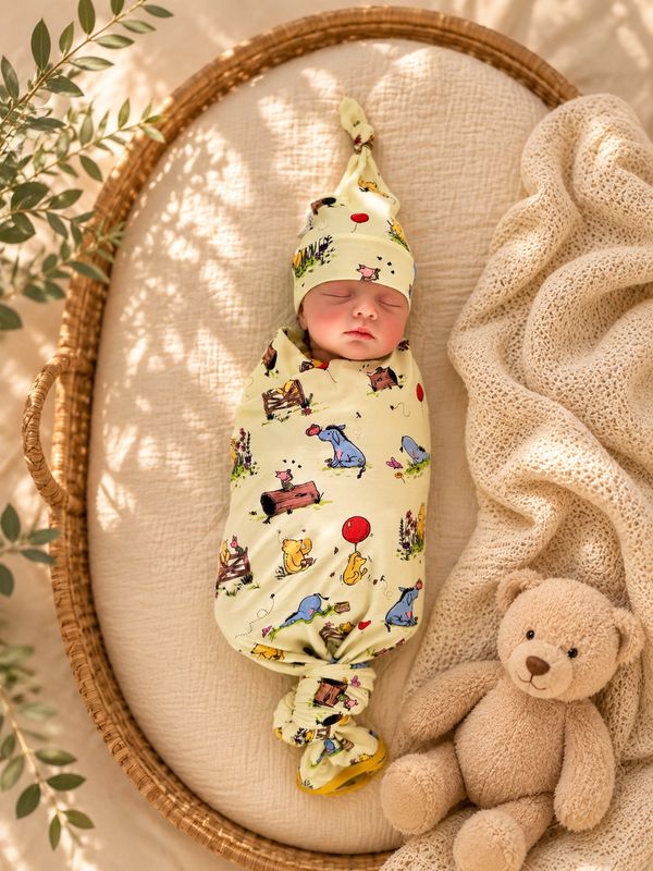 Swaddle in Pooh & Friends