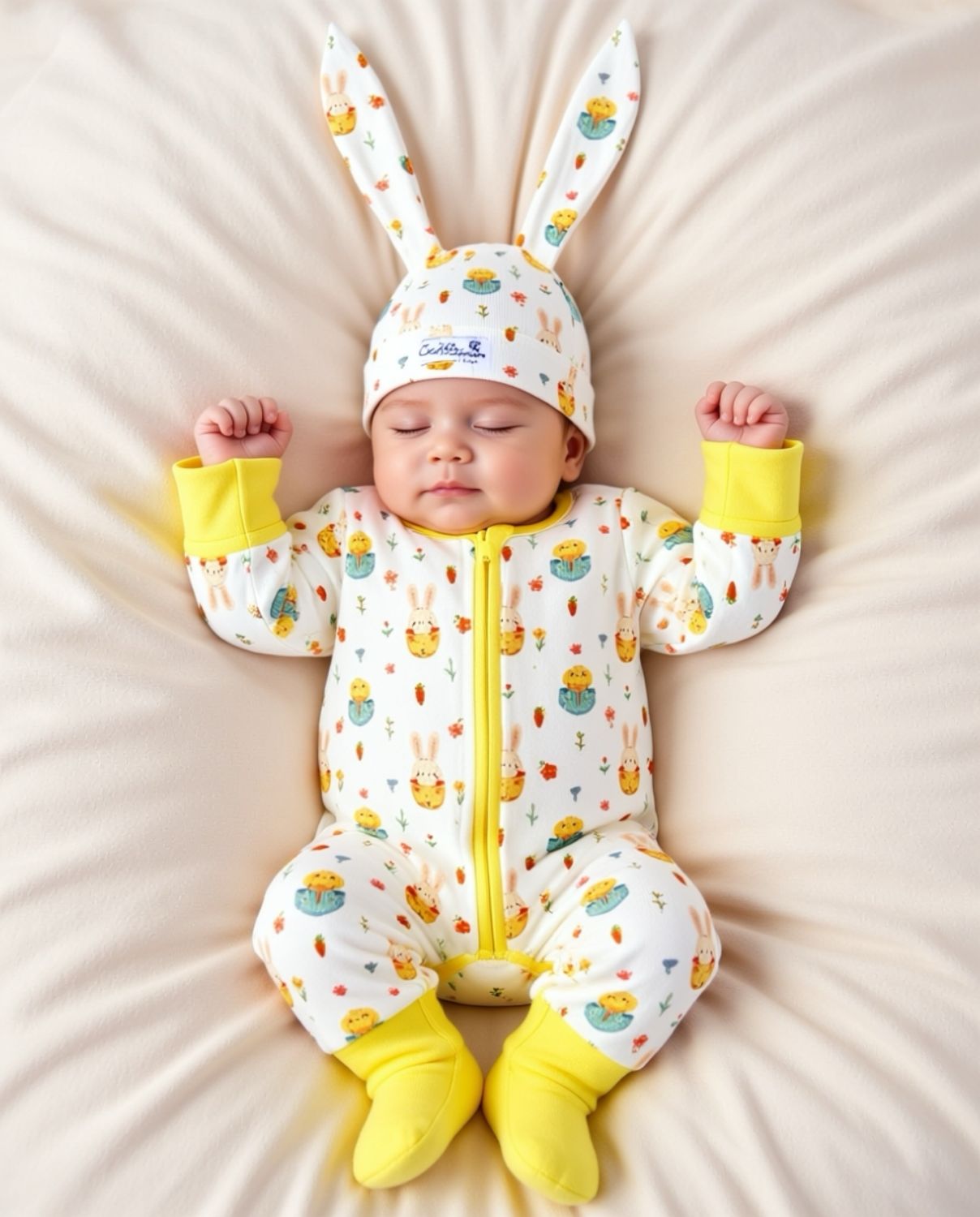 Cuddly Easter Bonnet Cap in Easter